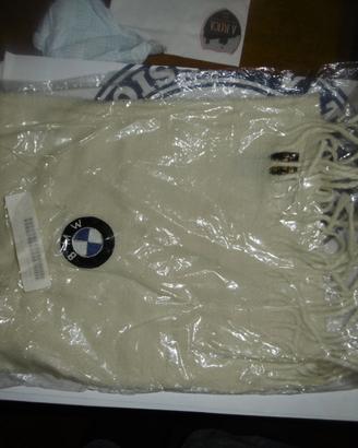 Sciarpa con stemma BMW color  avorio - ecrù