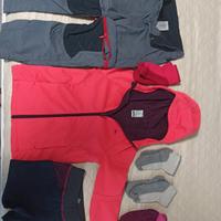 Completo bambina 5/6 anni trekking