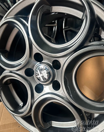 4 CERCHI IN LEGA ALFA GIULIETTA GIULIA BRERA JEEP 