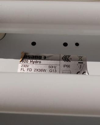 Plafoniera neon Disano 920 2x36