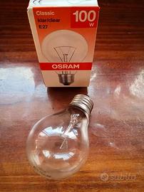 Lampada a goccia 100W Osram 230V attacco E27