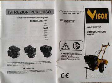 MOTOCOLTIVATORE VIGOR V-MC65