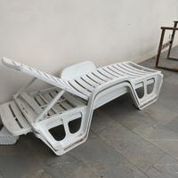 3 sdraio da giardino