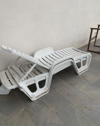 3 sdraio da giardino