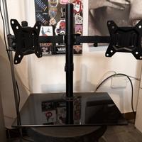 Supporto doppio monitor