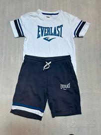 completo t-shirt +pantaloncino 12/13 anni EVERLAST