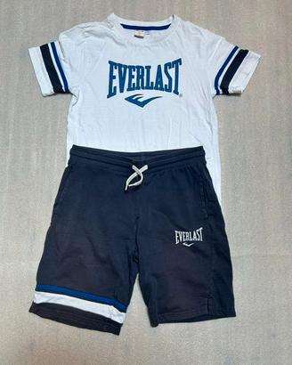 completo t-shirt +pantaloncino 12/13 anni EVERLAST