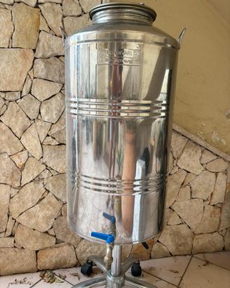 Fusto in acciao inox 100litri