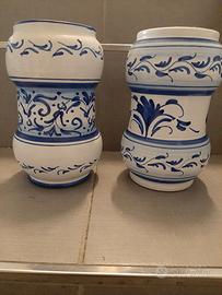 vasi ceramica Faenza studio Gemi dipinti a mano