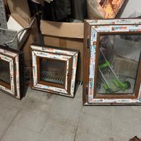 3 finestre pvc nuove