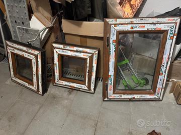 3 finestre pvc nuove