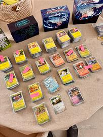 Lotto da 500 , 1000 o 1500 carte pokemon