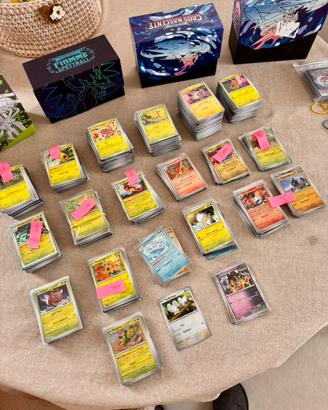 Lotto da 500 , 1000 o 1500 carte pokemon