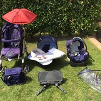 Passeggino Trio Loola Bebè Confort blu