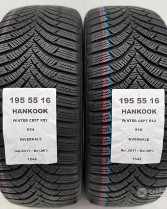 2 gomme 195 55 16 hankook a1542