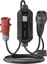 Wallbox portatile 22 kW cavo Type 2 6 m per auto