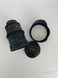 Obbiettivo cine Sammyang 35mm t1.5 (Nikon)