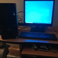 Pc fisso  i3 di 9 generazzione piu lcd da 20 polli