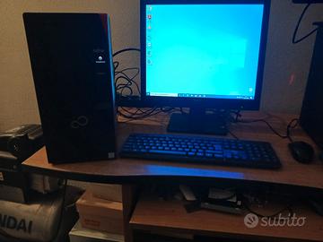 Pc fisso  i3 di 9 generazzione piu lcd da 20 polli