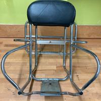 Portapacchi e ruota scorta cromato vespa px