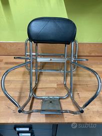 Portapacchi e ruota scorta cromato vespa px