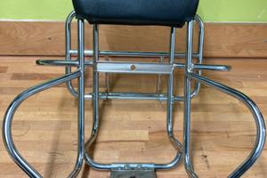 Portapacchi e ruota scorta cromato vespa px