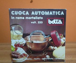 Paiolo di rame con mescolatore