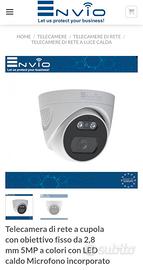 Telecamera IP/POE ENVIO IESS-DFM70H500S-WM