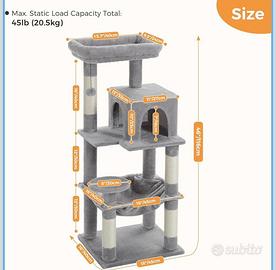 cuccia/tiragraffi per gatti