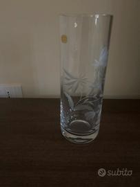 Vaso in cristallo boemia