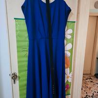 vestito lungo blue 