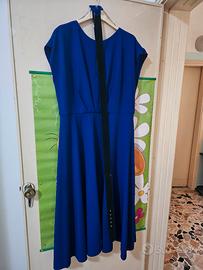 vestito lungo blue 