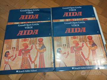 Grandi opere liriche AIDA Fratelli Fabbri Ed. 1978