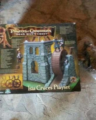 Pirati dei caraibi playset isla cruces disney