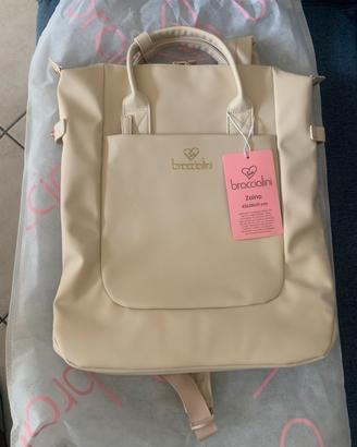 ZAINO CITY con charm cuore portachiavi