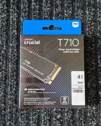 SSD Crucial T710 da 4 TB PCIe 5.0