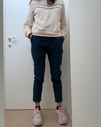 Jeans con elastico in vita