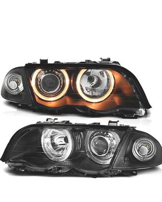 FARI BMW E46 BERLINA 98-01 ANGEL EYES HALOGENO FON