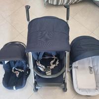 Trio Inglesina Trilogy blu usata