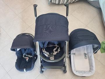 Trio Inglesina Trilogy blu usata