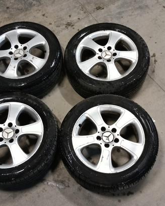 CERCHI IN LEGA E GOMME MERCEDES CLASSE A  o B