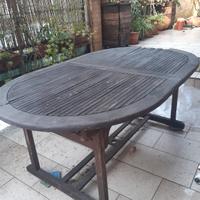 tavolo da veranda in legno