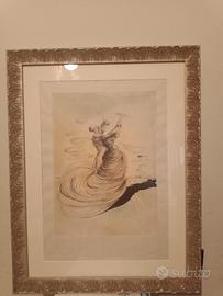 Quadro Litografia Salvador Dalì i due ballerini