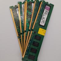 RAM DDR2 Desktop 512MB / 1GB / 2GB - Moduli usati