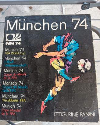 Album calciatori Panini Munchen 74 completo