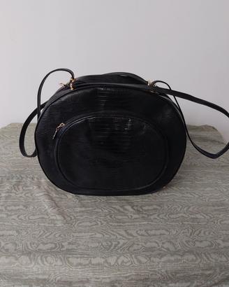 Borsa in pelle nera