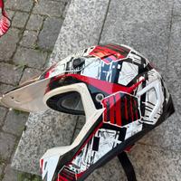 Casco  Thor da motocross enduro + occhiali Oakley