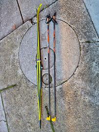 Sci Fischer RCS Skatecut Plus  Bastoncini Carbonio