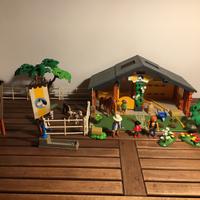 Scderia con recinto playmobil