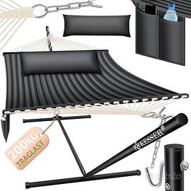 Amaca con telaio e cuscino